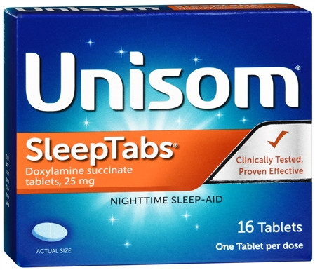 Unisom SleepTabs Nighttime Sleep-aid 16 Tablets